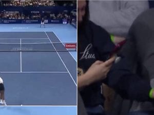 Mpetshi Perricard distrugge il bicchiere di una tifosa con il servizio più devastante del tennis