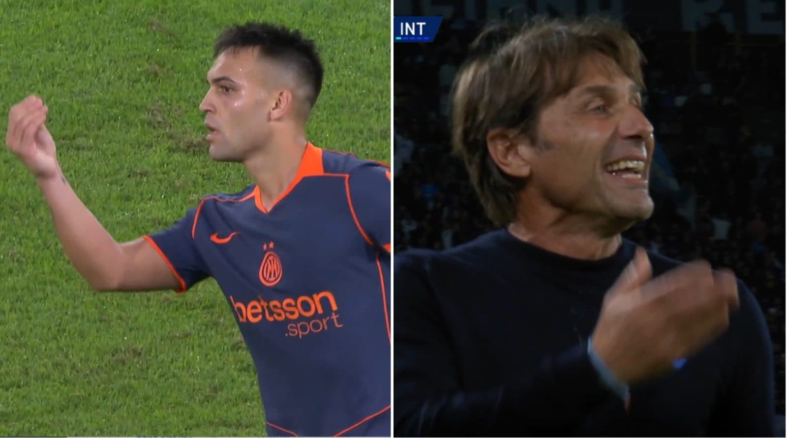 Scontro a distanza tra Lautaro e Conte.