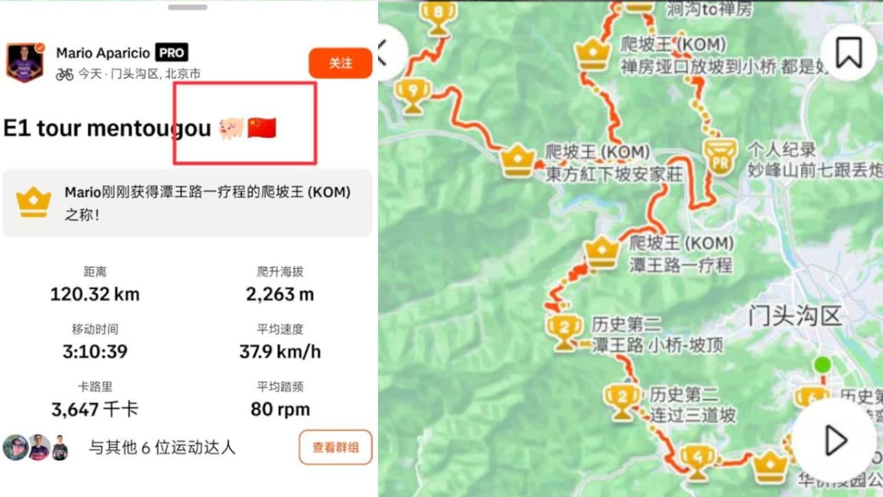 Pubblica l'emoji di un maiale come scherzo, ciclista espulso e minacciato di morte: "Oltraggio alla Cina"
