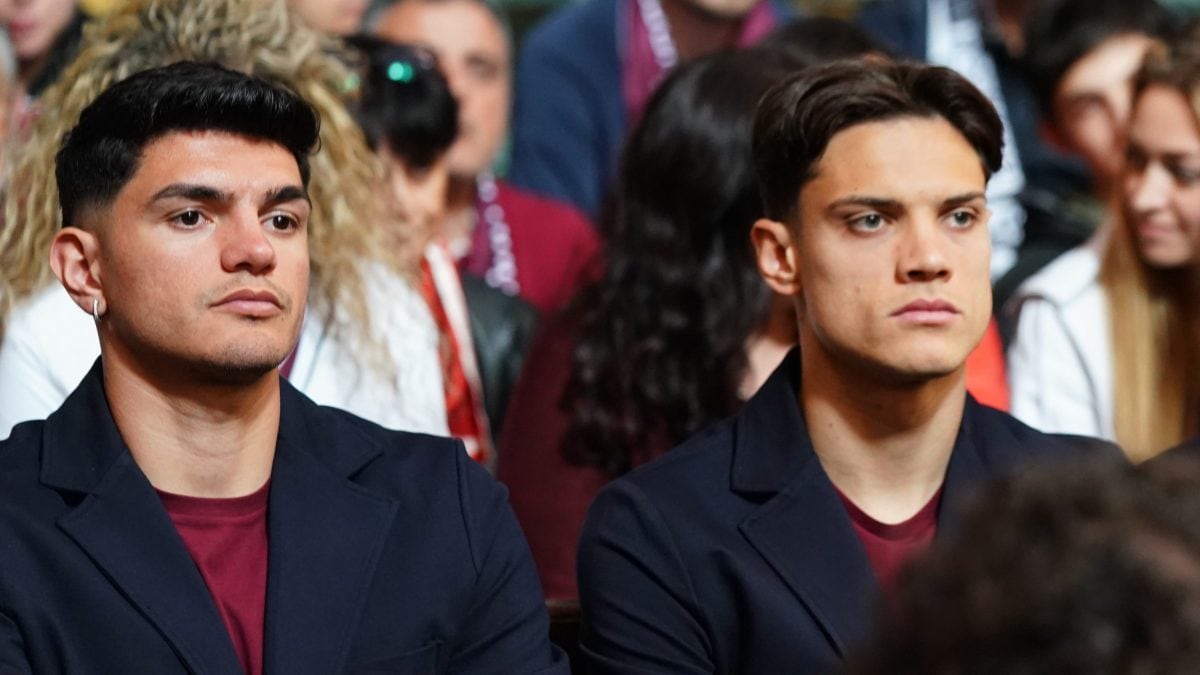 Bellanova e Ricci quando erano compagni di squadra al Torino