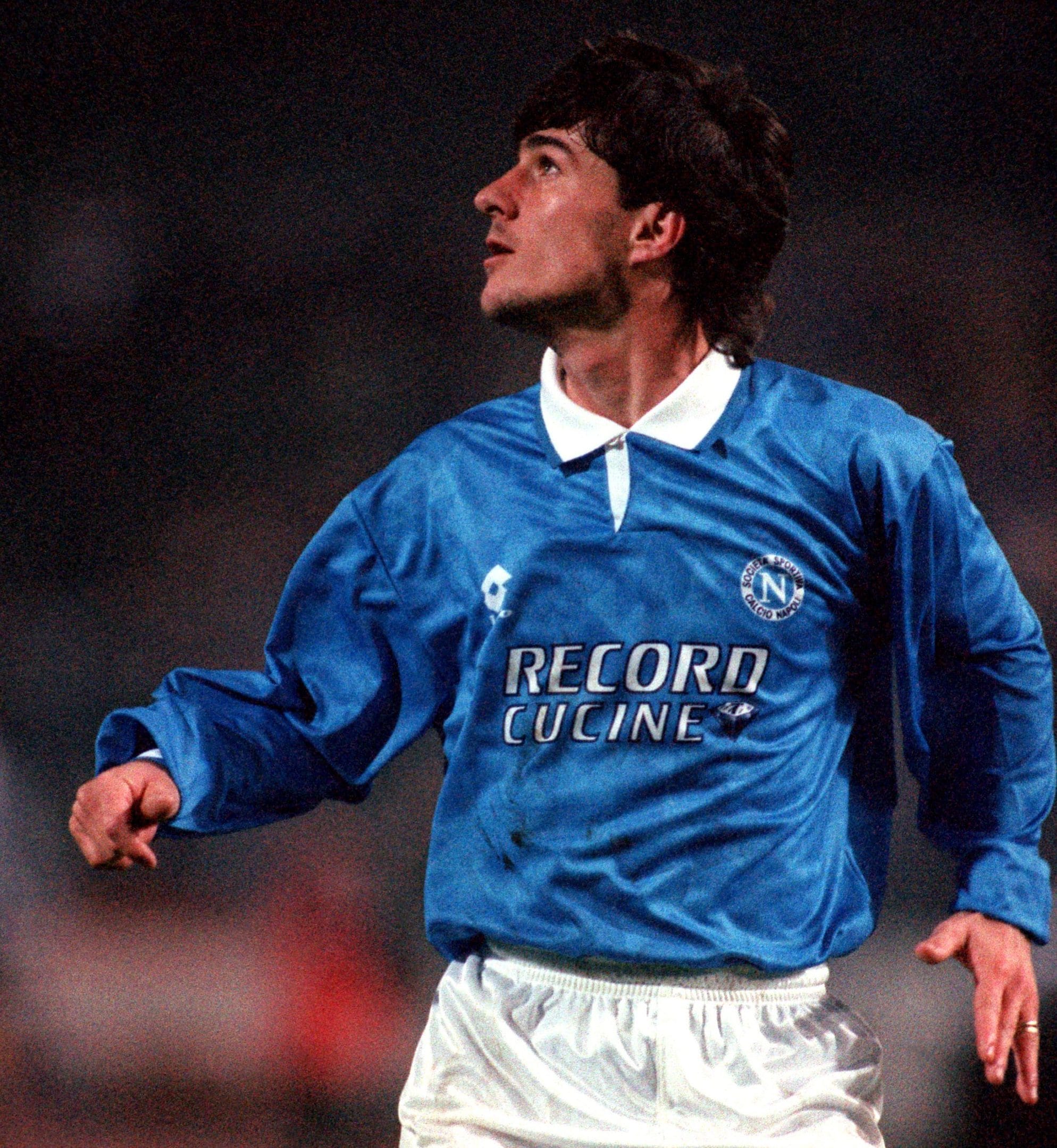 Benito Carbone ai tempi del Napoli.