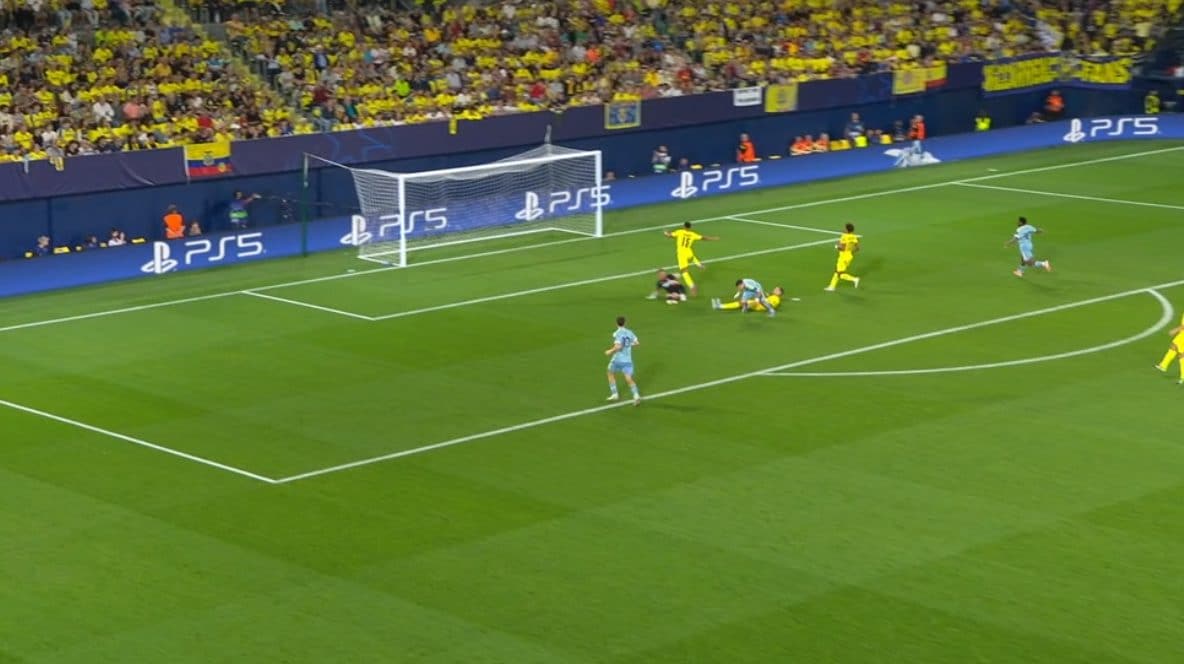 Il gol del momentaneo 1–2 di Conceicao.