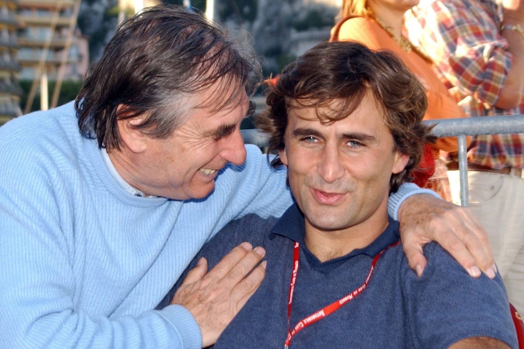 Il Dottor Costa con Alex Zanardi nel 2002