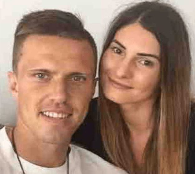 Josip Ilicic con la moglie Tina Polovina, conosciuta nel 2009: hanno due figlie