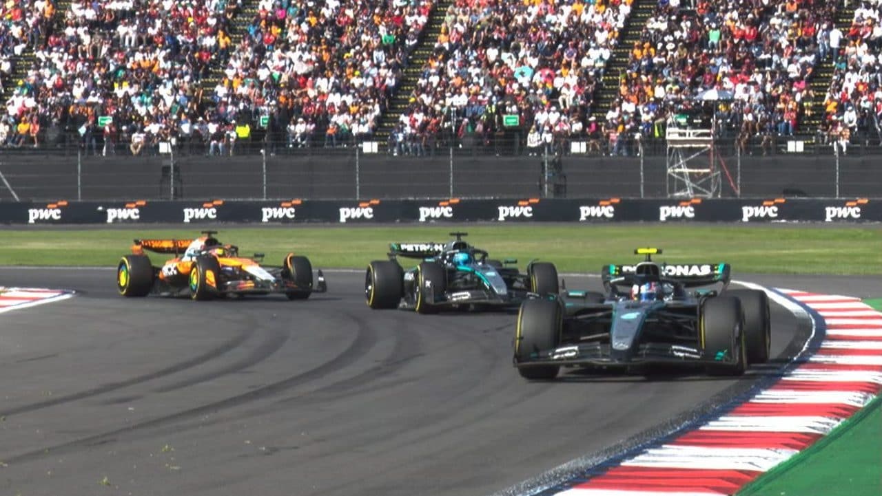 Kimi Antonelli non casca nella "trappola" di Russell in Messico, ma è caos in Mercedes senza Wolff