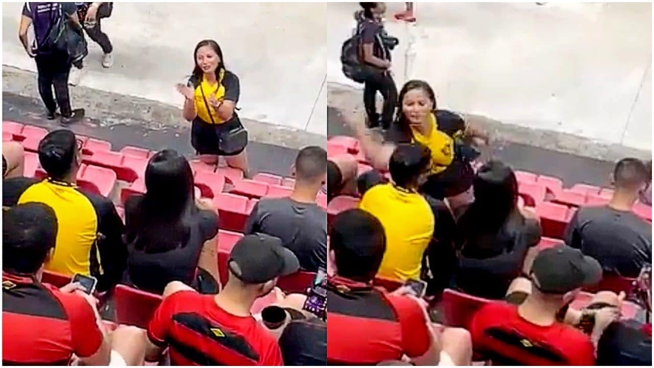 Una donna scopre il marito con l'amante allo stadio: "È finita". Urla e schiaffi davanti a tutti