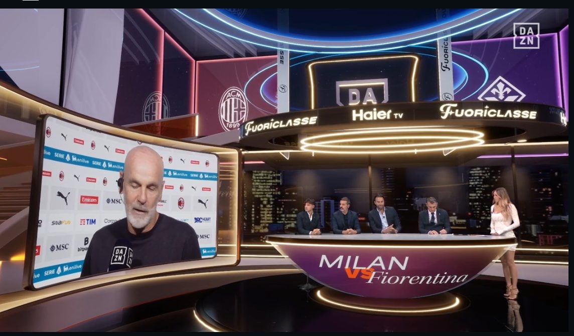 Il momento in cui Pioli spiega il suo punto di vista con Toni.