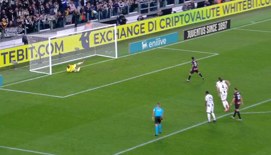 Il rigore calciato alto da Pulisic.