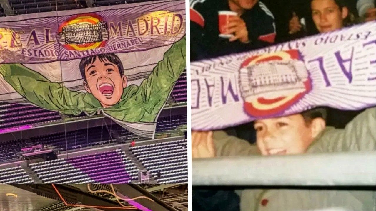 Chi è il bambino nella coreografia del Real Madrid contro la Juventus: tutto il mondo lo conosce