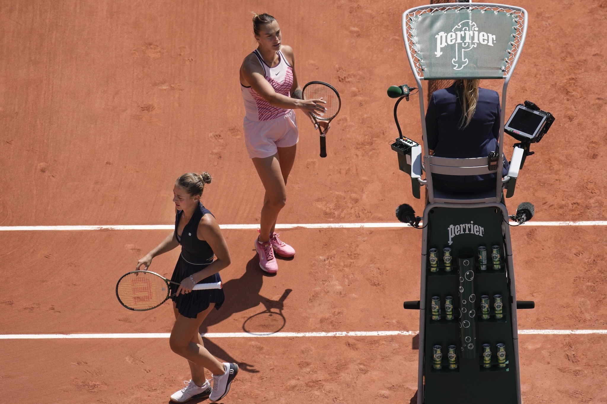 Marta Kostyuk al Roland Garros 2023 contro Aryna Sabalenka: è stata una delle sue 4 sconfitte