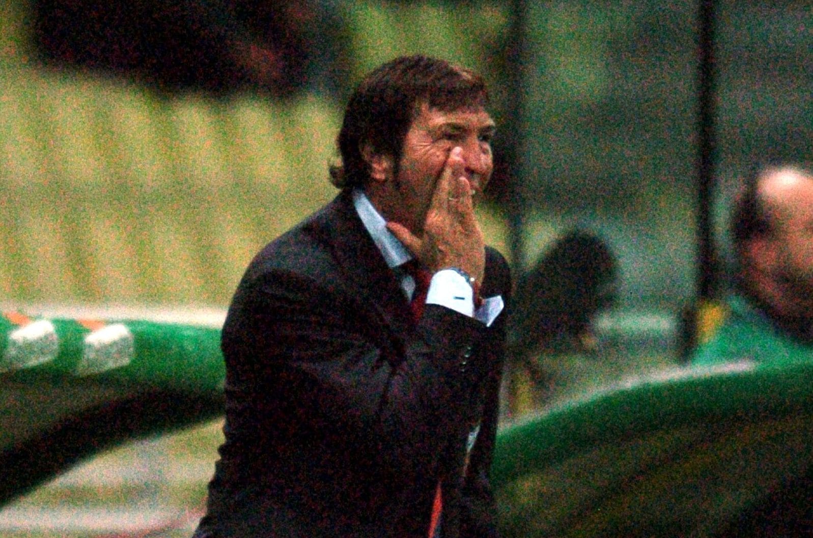 Walter Zenga nel novembre del 2004 sulla panchina della Steaua Bucarest