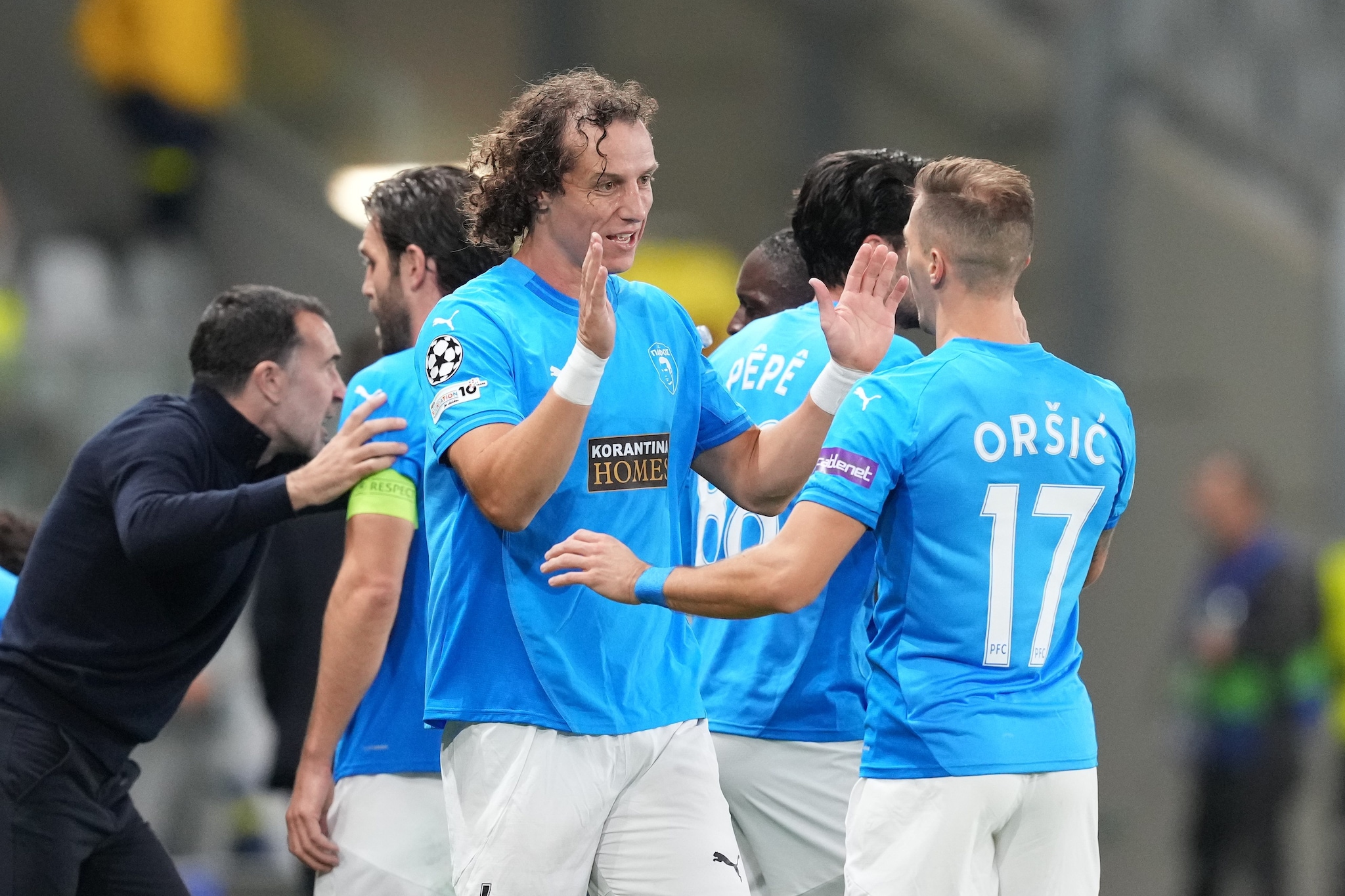 David Luiz segna con il Pafos in Champions