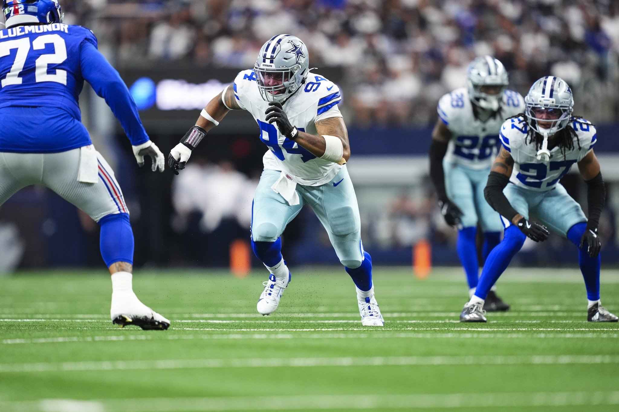 Marshawn Kneeland in campo.