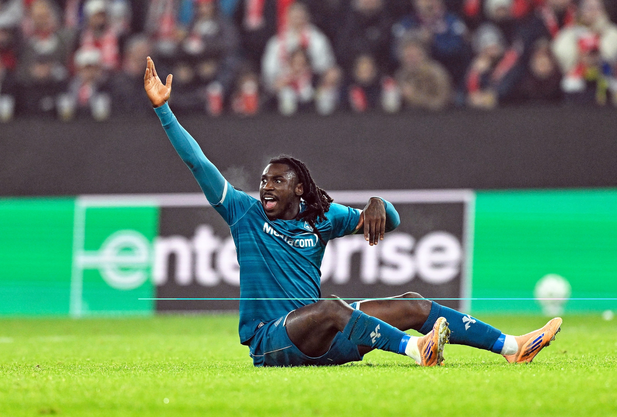 Kean in azione contro il Mainz.