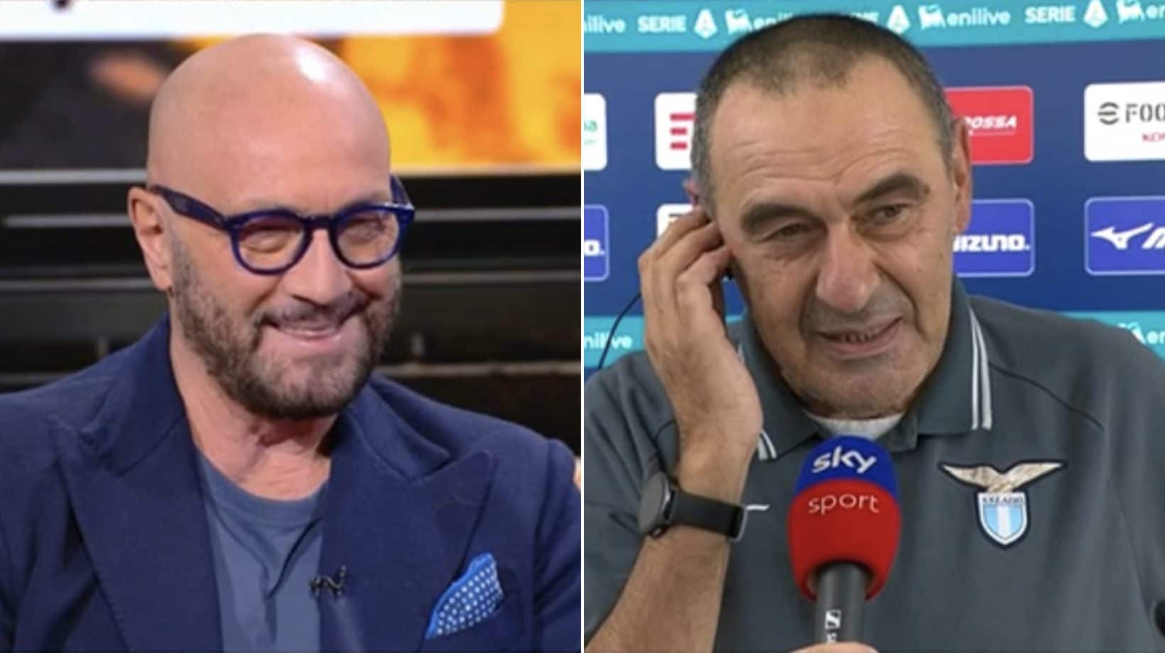 Zenga chiede a Sarri cosa scrive sul block-notes durante le partite: la risposta è senza filtri