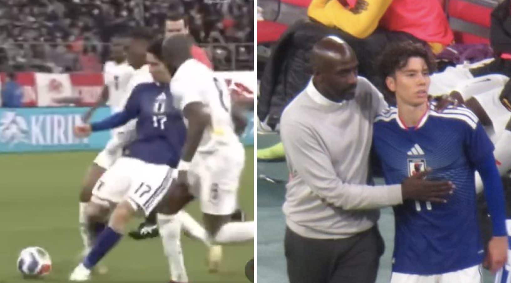 Infortunio orrendo per Francis Abu, l'avversario è sconvolto: si scusa con tutta la panchina