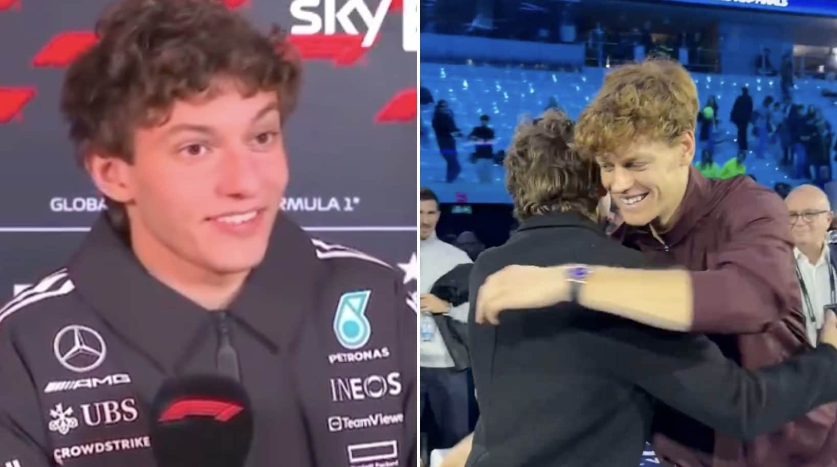 Kimi Antonelli incredulo dopo l’incontro con Sinner: non conosceva quel dettaglio sulla sua carriera