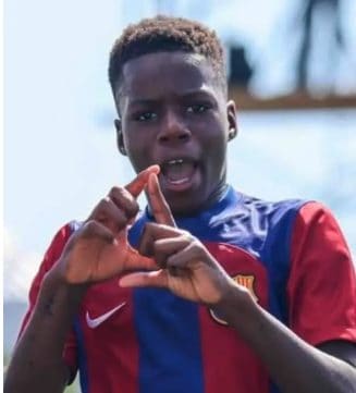 Destiny Kosiso è nato nel 2014 ed ha segnato a raffica nelle giovanili del Barcellona.