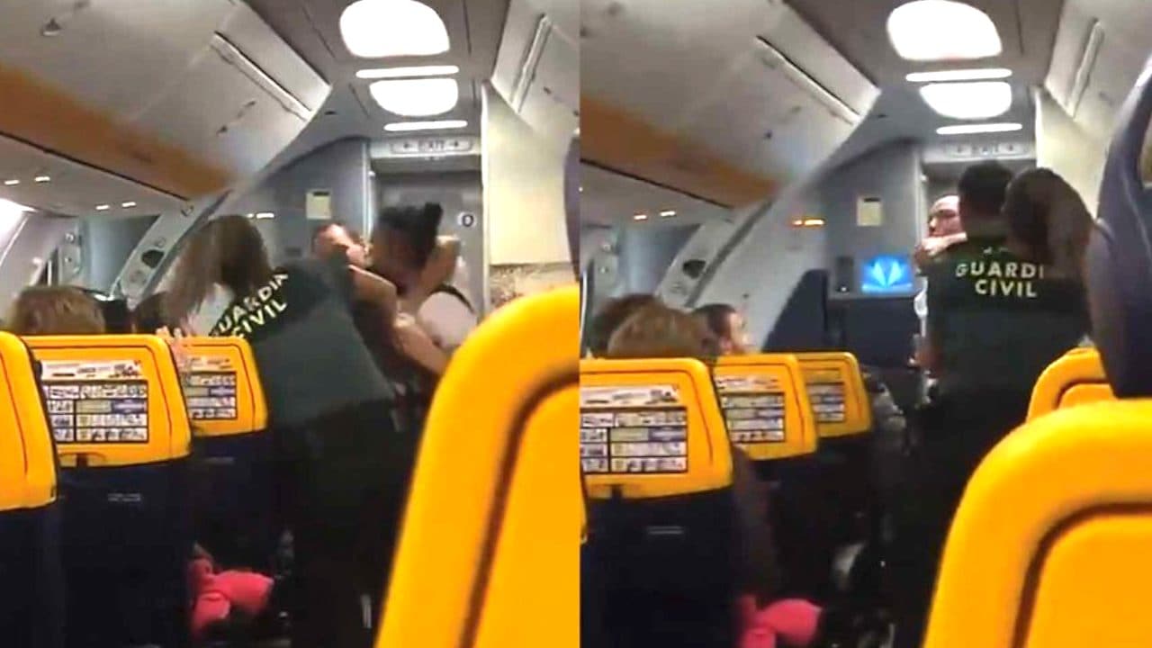 Sinead Kavanagh perde la testa su un aereo, volano pugni e spinte: manda due poliziotti in ospedale