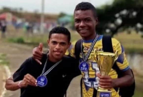 Wanderson Brandão de Sousa (sulla destra) è morto tragicamente a 18 anni