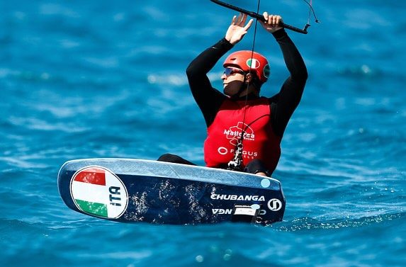 Riccardo Pianosi è arrivato quarto a Parigi 2024 in Formula Kite