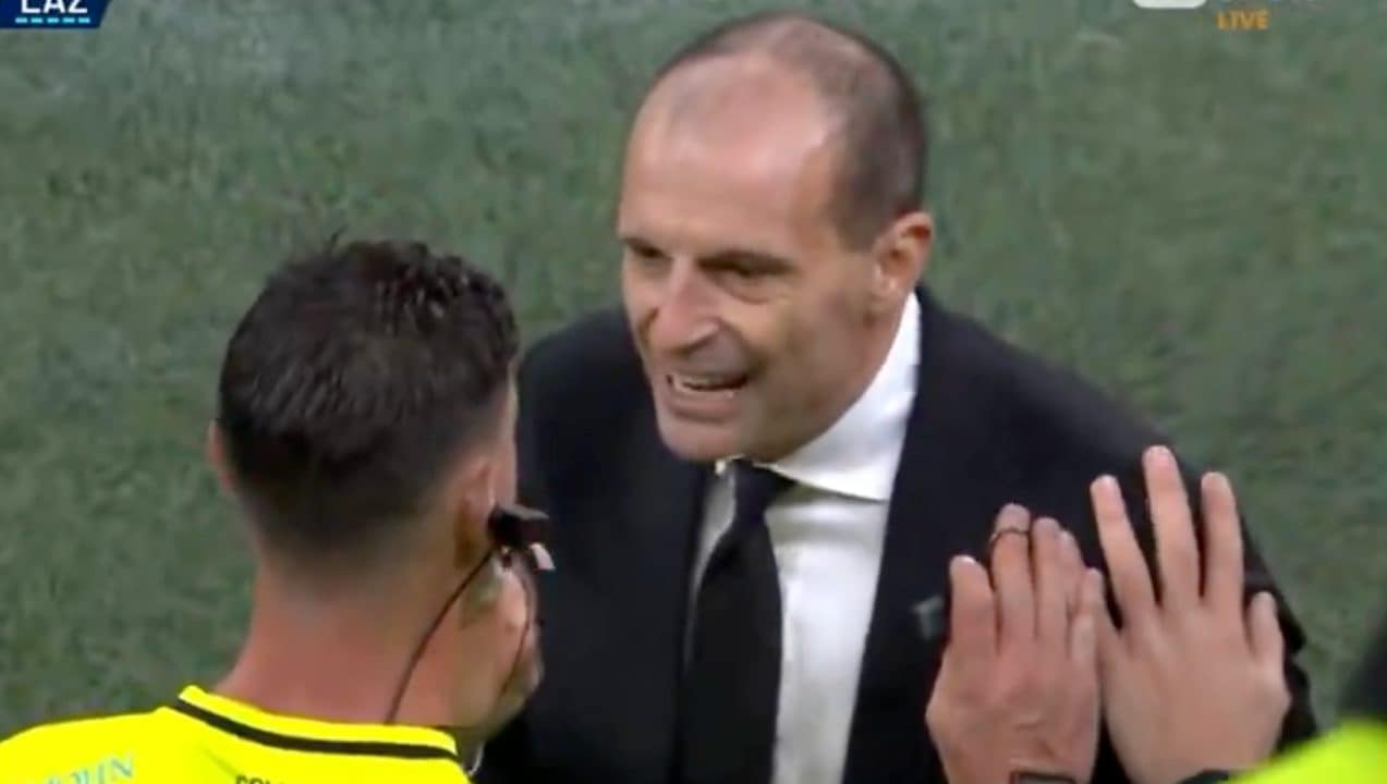 Allegri svela cosa ha detto a Collu: "Quando ci sei tu succede sempre qualcosa". Da lì l'espulsione