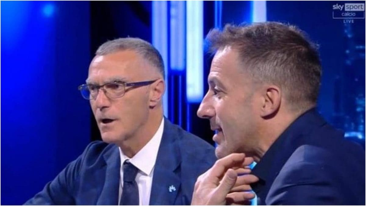 Il confronto tra Bergomi e Del Piero a Sky Calcio Club della scorsa settimana.