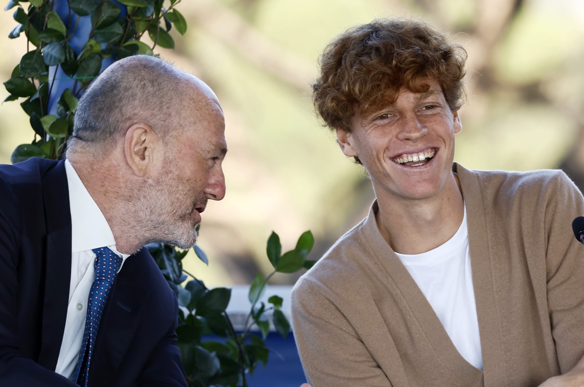 Angelo Binaghi con Jannik Sinner: l’asse tra i due è fortissimo