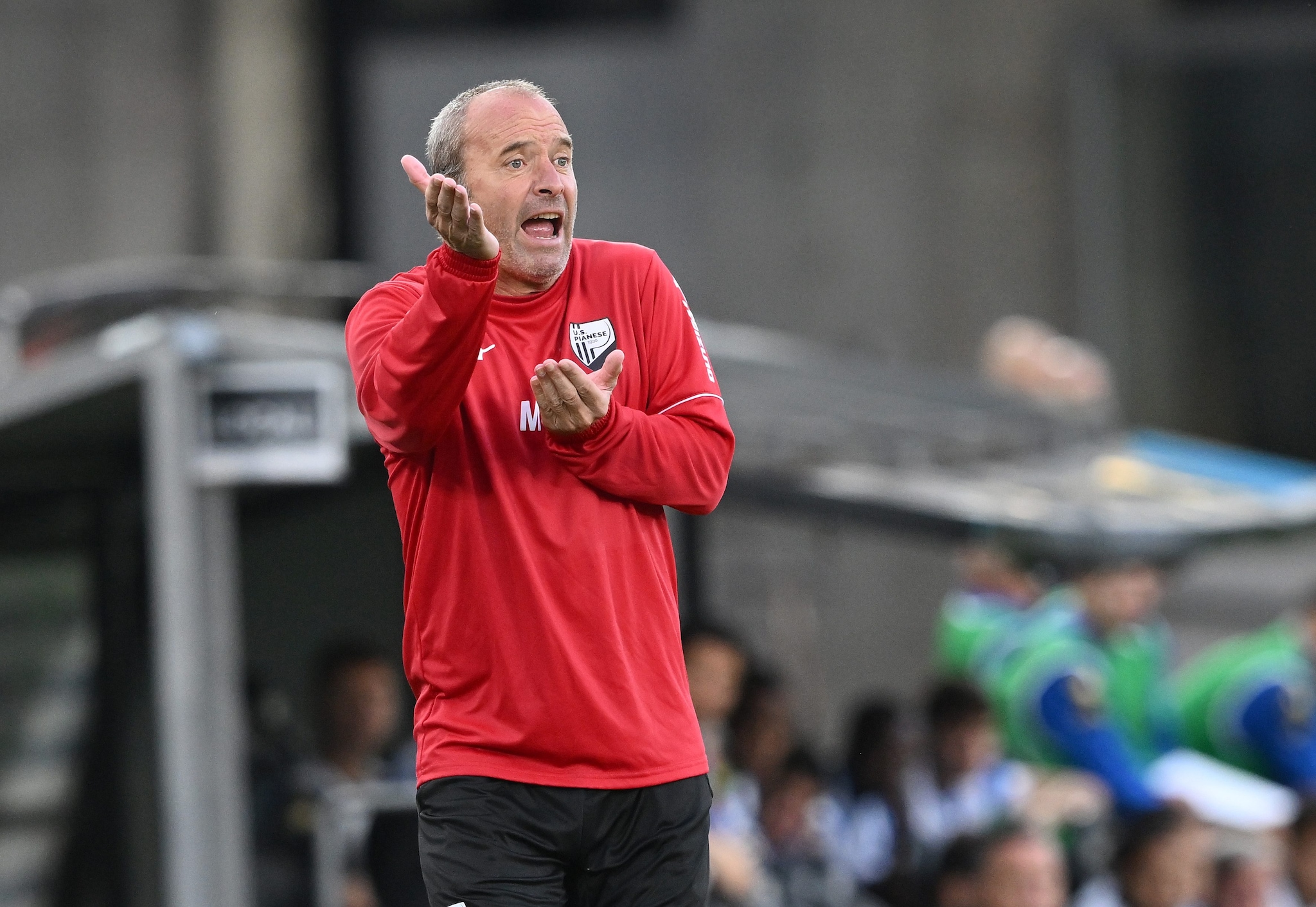 Alessandro Birindelli durante una partita della Pianese.