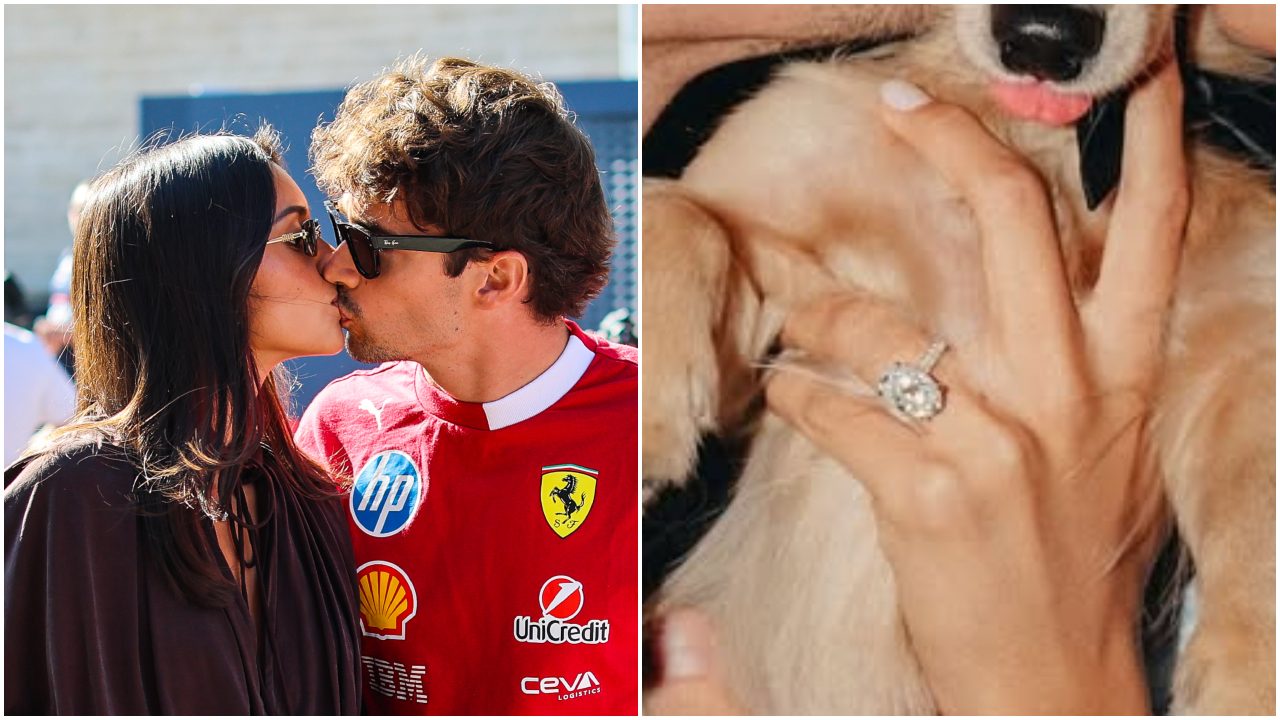 Quanto costa l'anello che Charles Leclerc ha infilato al dito della futura sposa Alexandra Saint Mleux