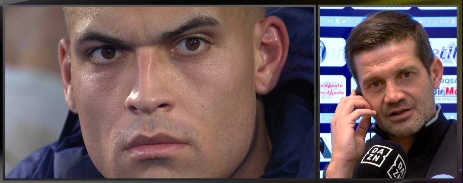 Cristian Chivu e il capitano dell’Inter Lautaro Martinez