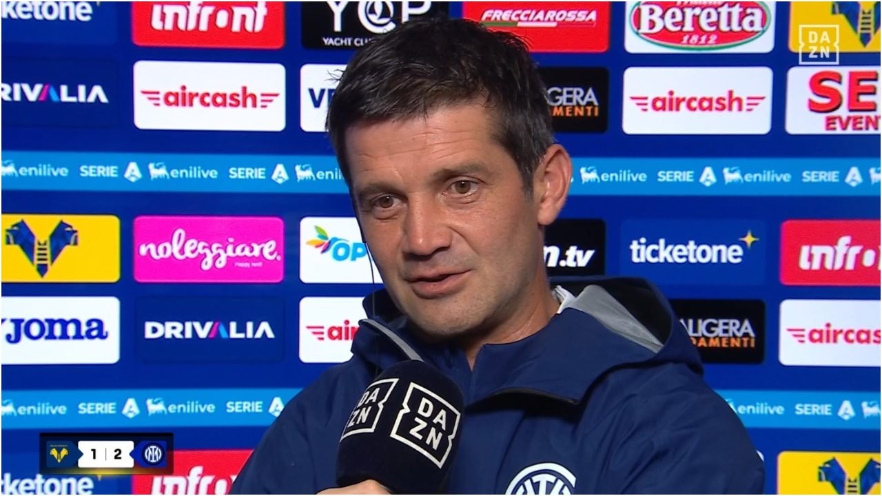 Chivu risponde a chi pensa che l'Inter si sia adagiata dopo il vantaggio a Verona: "Non abbiamo rallentato"