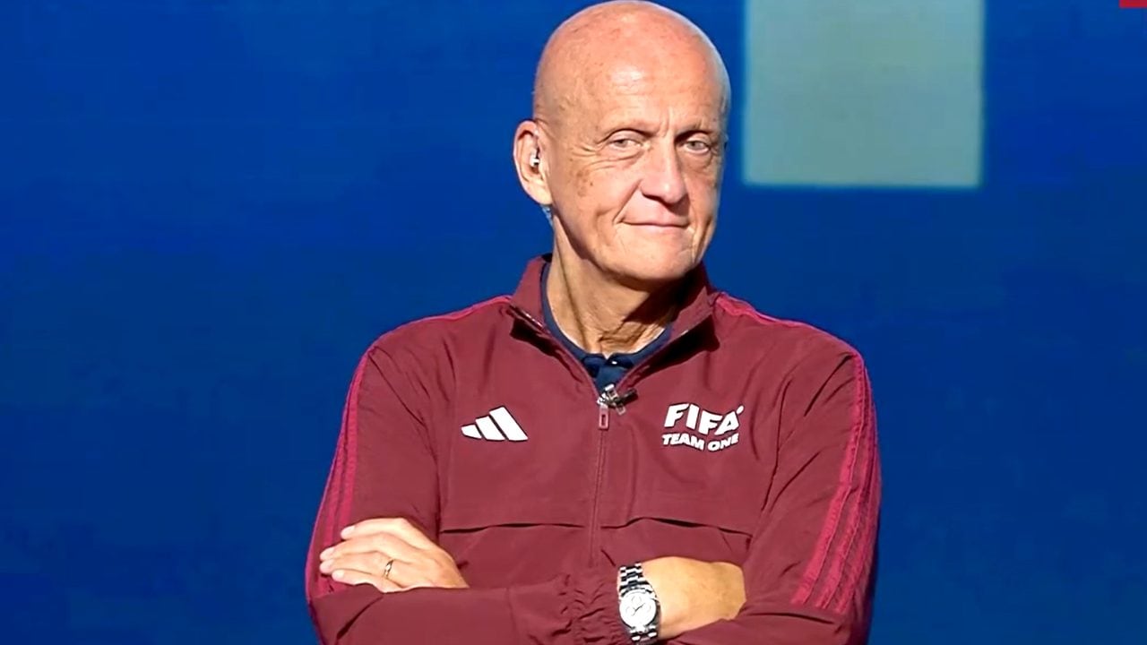 Il designatore FIFA, Pierluigi Collina.