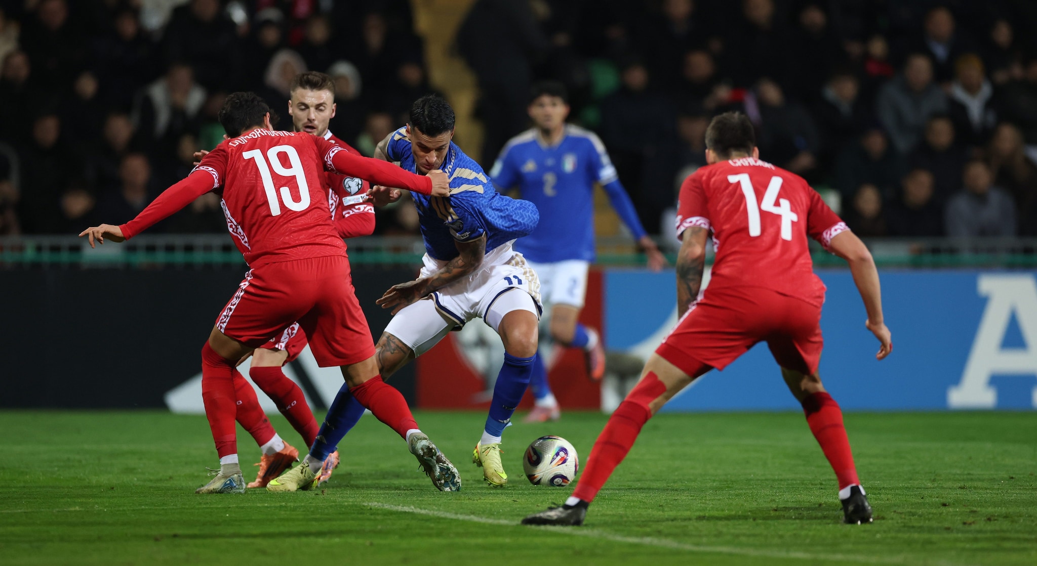 L'Italia batte la Moldavia con uno 0-2 striminzito: ma come li vogliamo fare questi playoff?