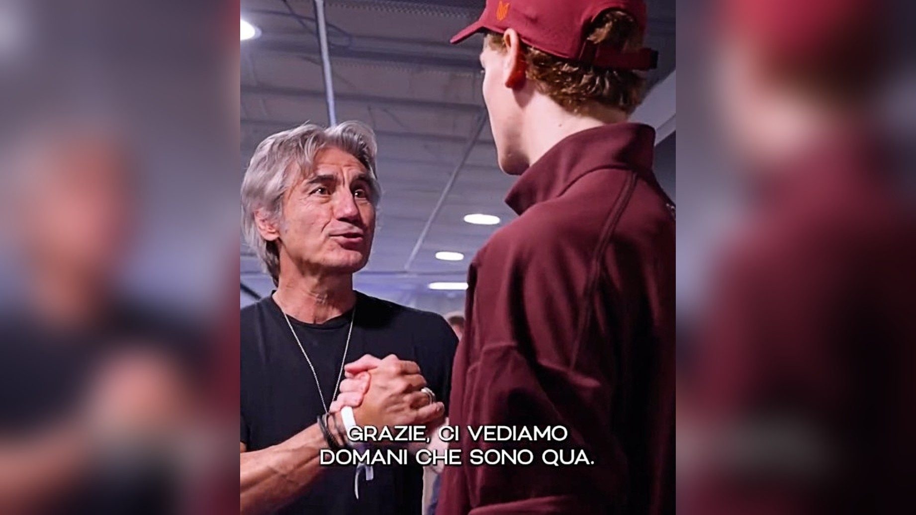 Ligabue incontra Sinner per la prima volta: "Ricordo che ti vedevo in campo e pensavo: questo è solo"