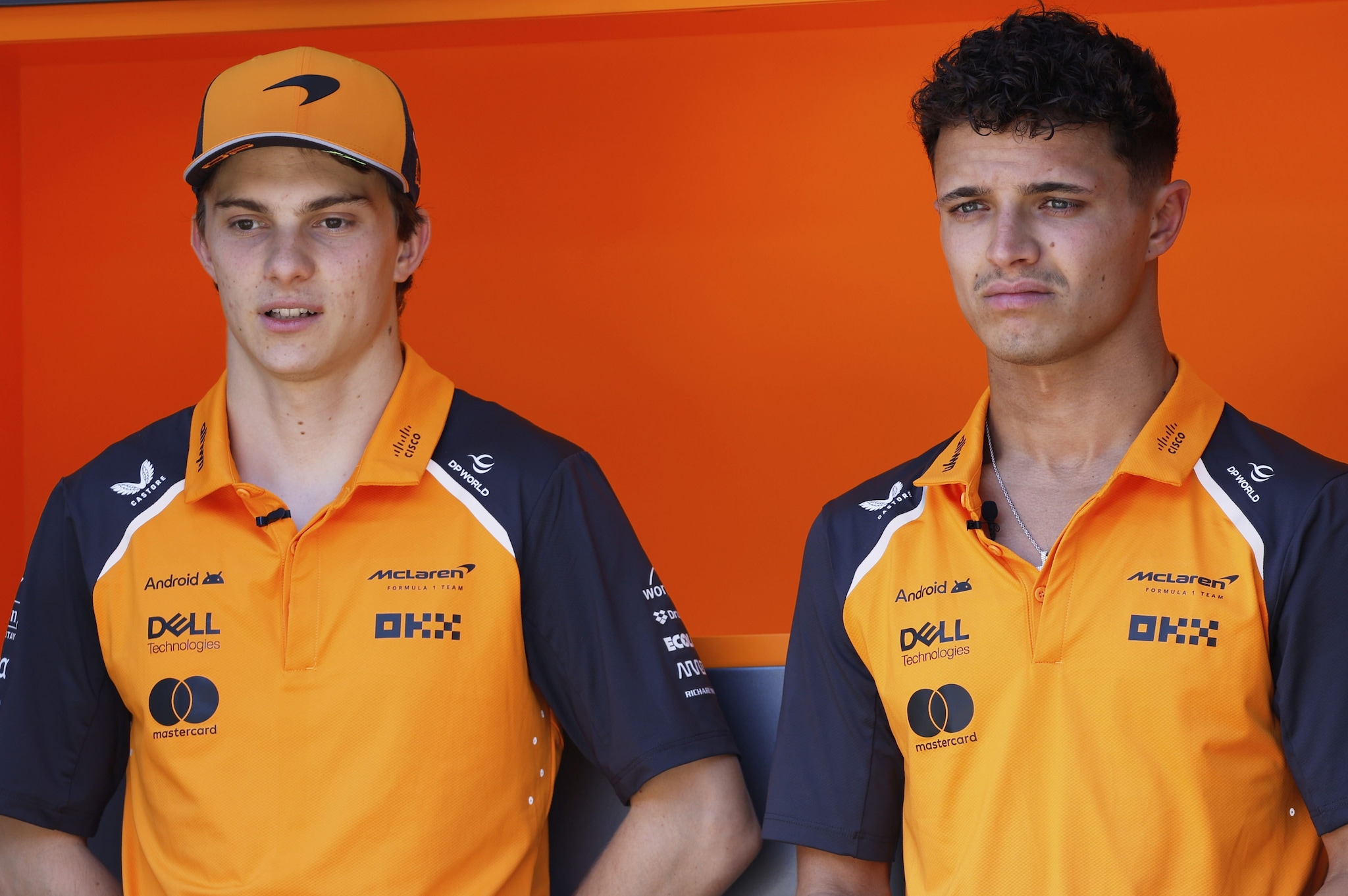 Oscar Piastri e Lando Norris, rispettivamente secondo e primo nella classifica del Mondiale di Formula 1