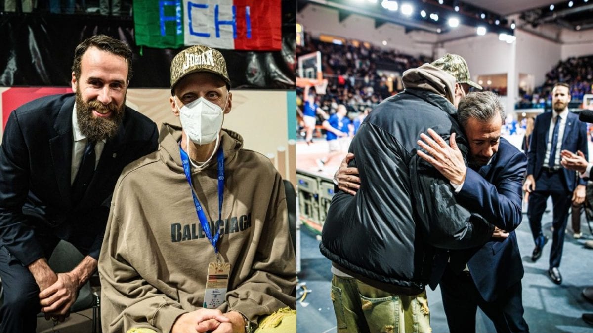 Foto dal profilo di X di Italbasket.