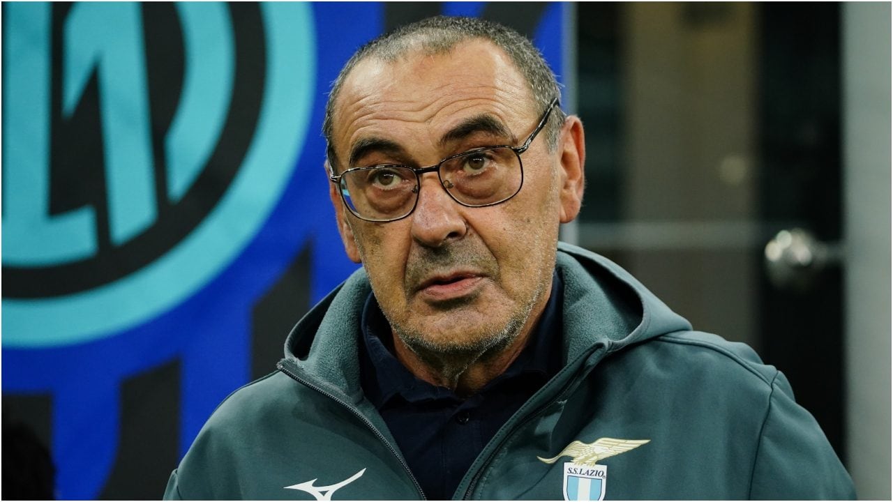 La Lazio smentisce Sarri che si era lamentato dell'arbitraggio con l'Inter parlando di "Padre Pio"