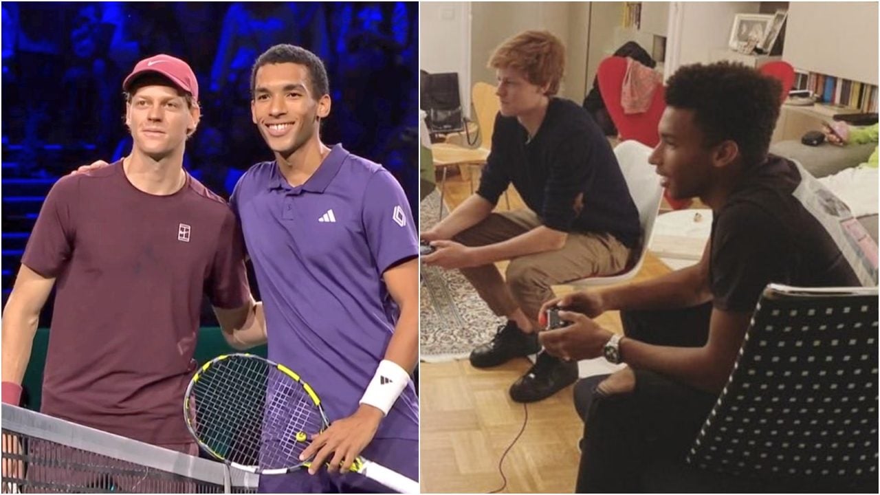 Auger-Aliassime perde in finale contro Sinner ma scoppia a ridere: ricorda cosa facevano a 16 anni