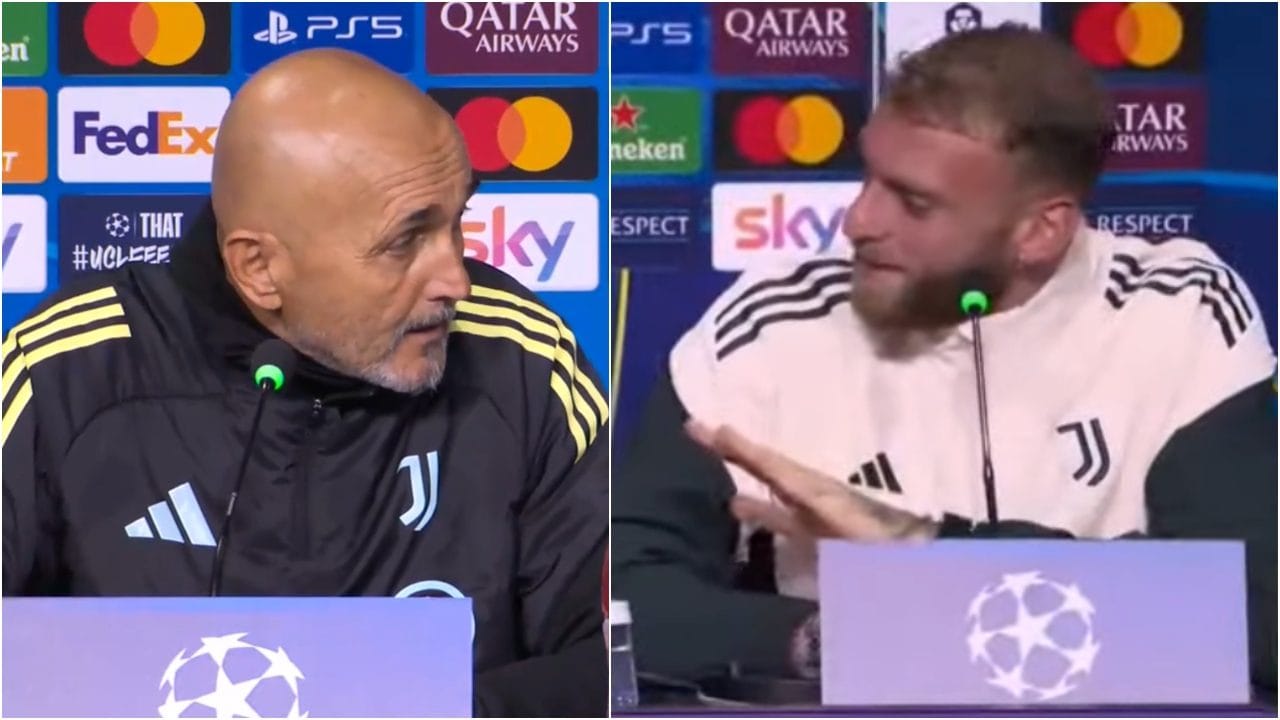 Fanno una domanda a Spalletti ma lui si gira verso Di Gregorio: "Tocca a te, non hai sentito?"