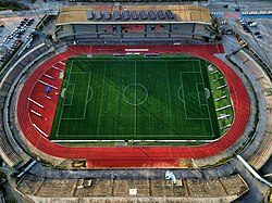 Lo stadio ’Marco Tomaselli’ di Caltanissetta .