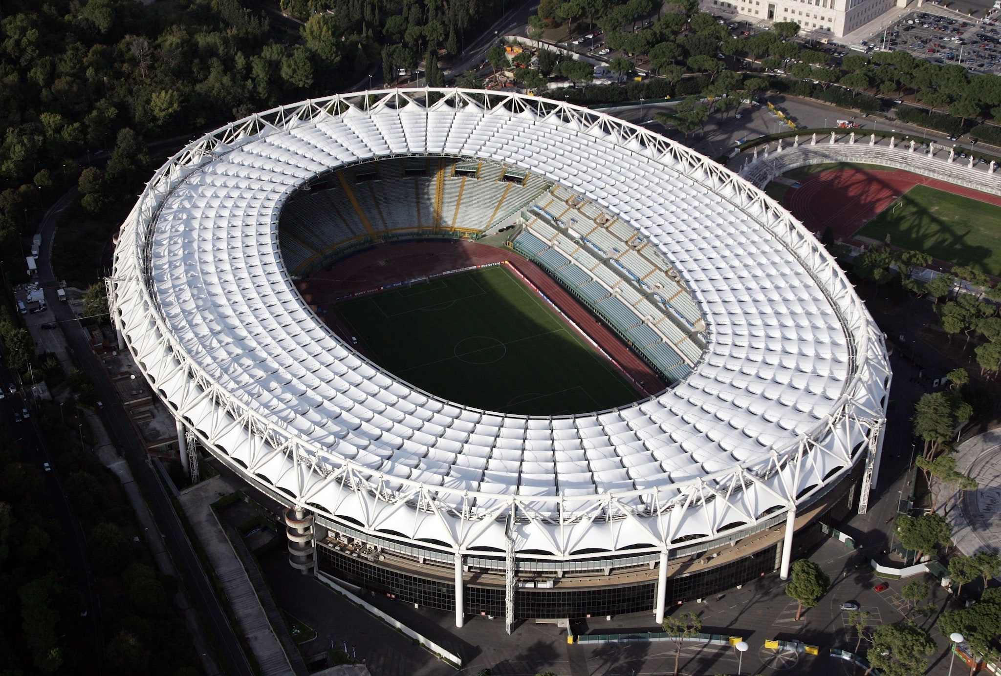 Lo stadio Olimpico di Roma.