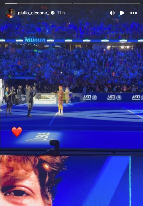 La storia Instagram di Giulio Ciccone dal campo dell’Inalpi Arena a Torino