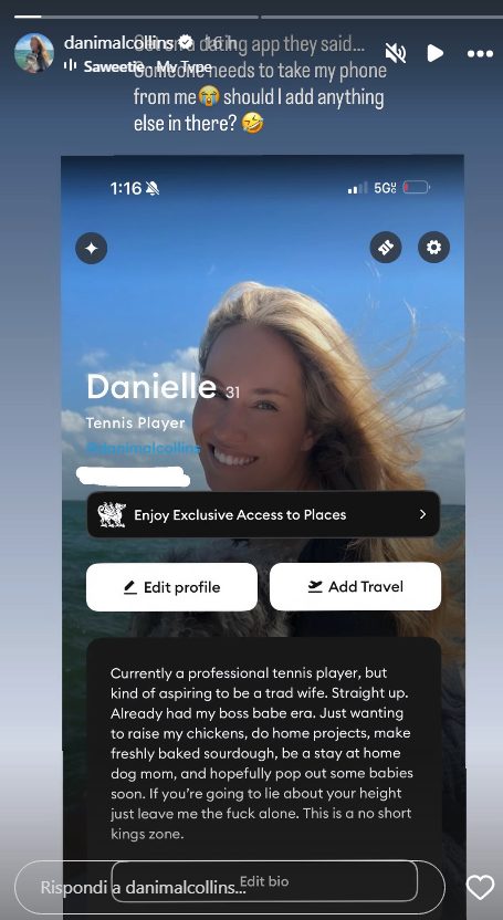 "Mi hanno detto di iscrivermi a un’app di incontri…"