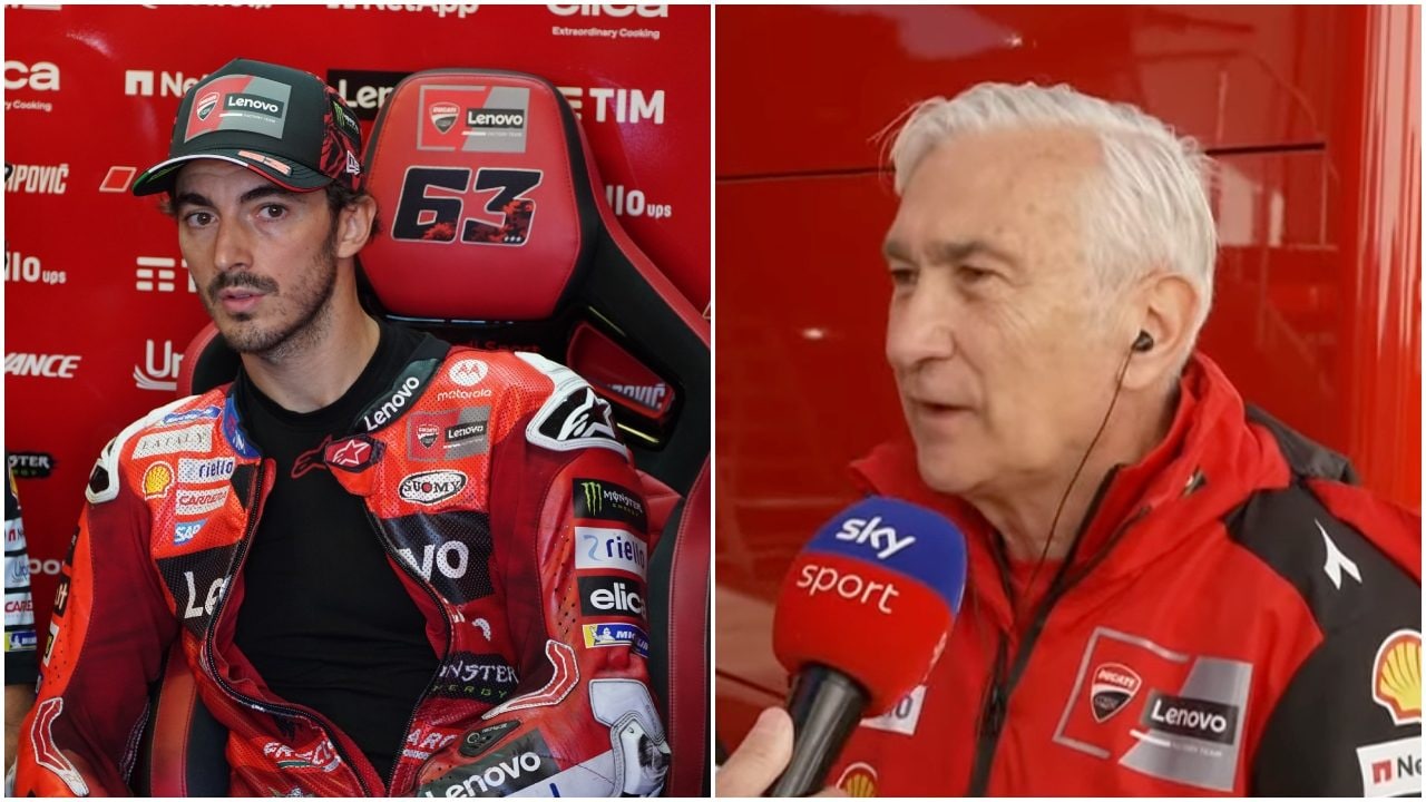 Tardozzi confessa il declassamento di Bagnaia, nuove gerarchie Ducati nei test: "Senza volerne a Pecco"
