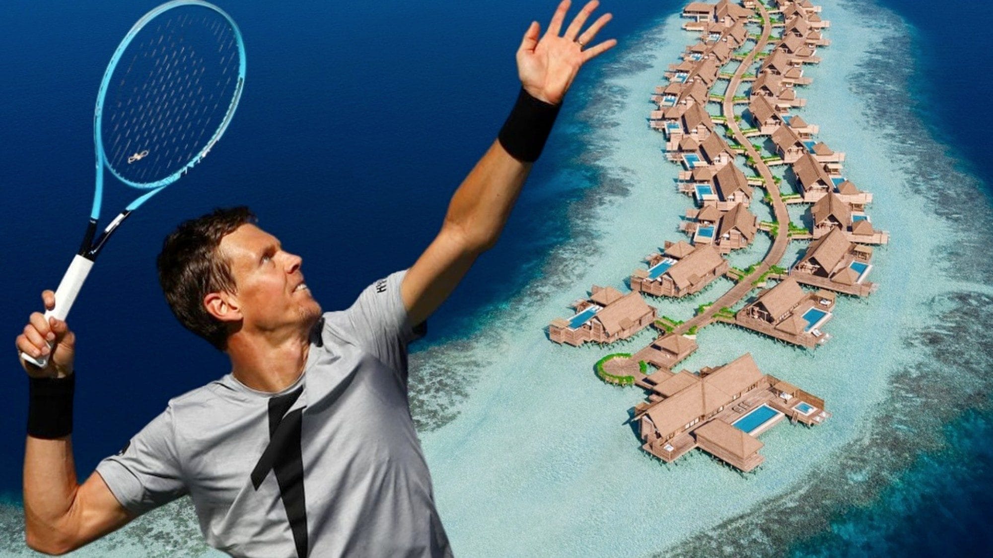 Perché così tanti tennisti fanno vacanze di lusso alle Maldive senza pagare, in cambio di un'ora