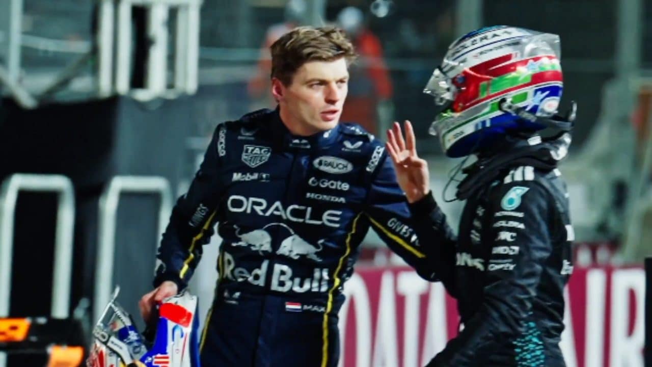 Cosa ha pensato davvero Verstappen quando Kimi Antonelli gli ha mostrato il numero 4 a Las Vegas: "Wow"