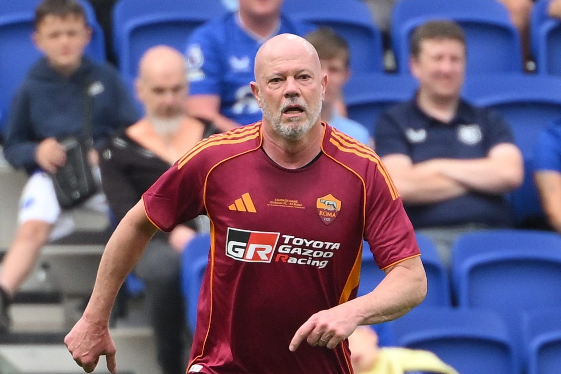 Antonio Carlos Zago in azione con la Roma Legends quest’anno