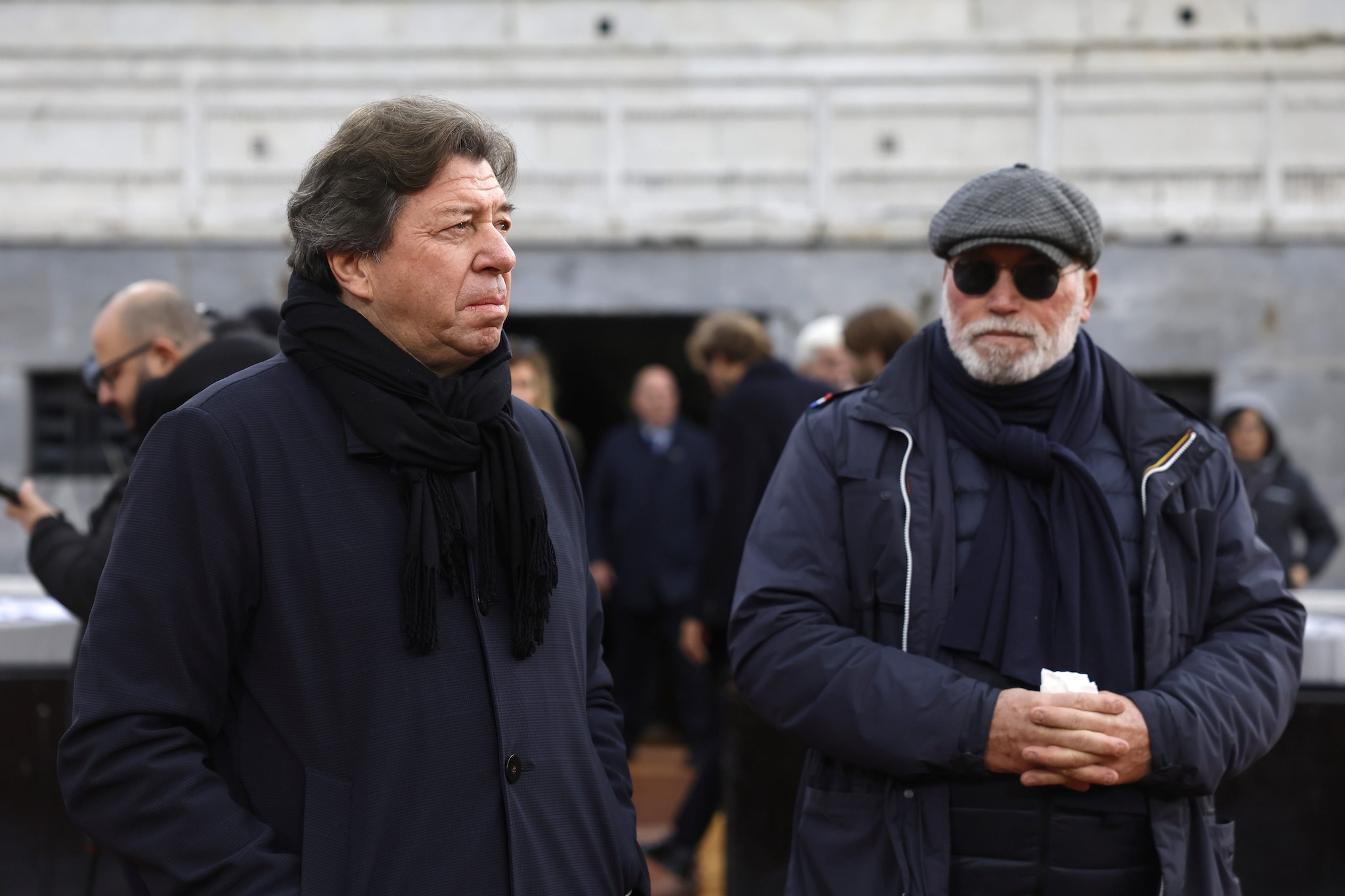 Alla destra della foto, Marco Pietrangeli, uno dei tre figli del campione.