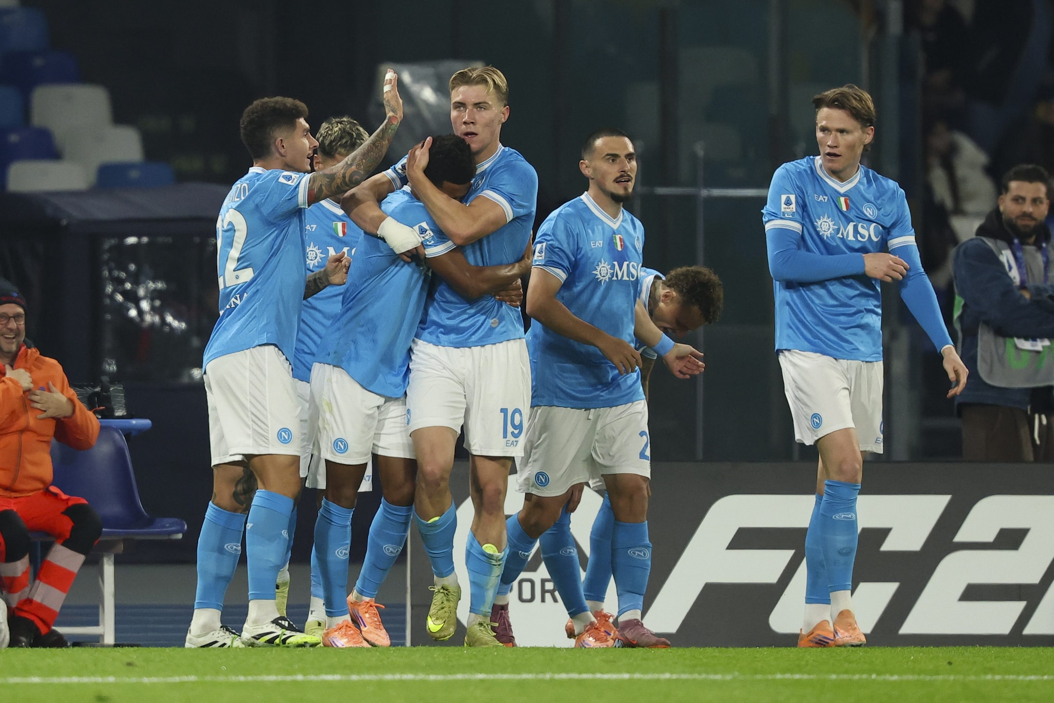 Hojlund non segnava dal 5 ottobre, realizzò un gol in Napoli–Genoa.